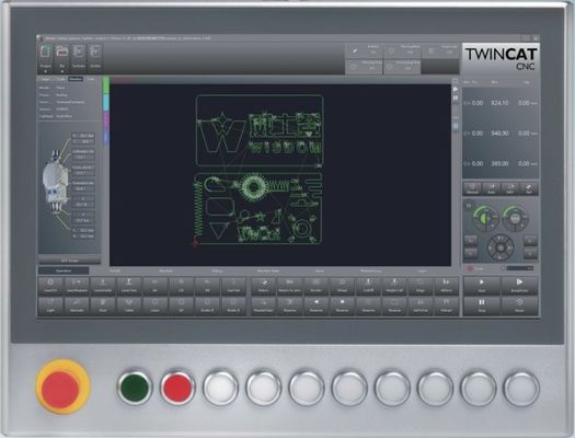 Software de corte a laser de fibra CNC Sistema EtherCAT Sistema de controlo automático de movimento